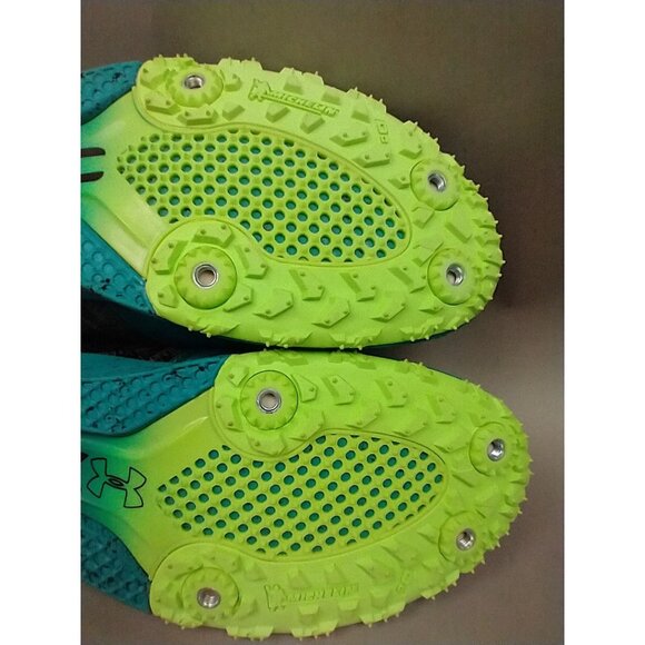 Under Armour Bandit XC Spikes Track Shoes Blue Black Mens 11.5 Sneakers Racing - Picture 12 of 16